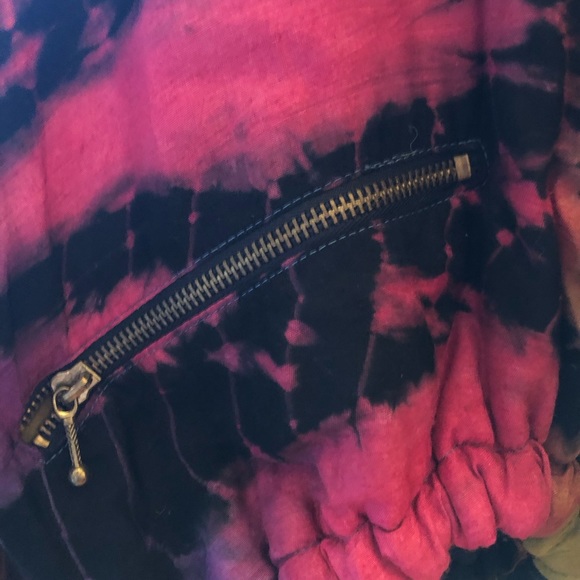 Vintage Jou Jou tie dyed cropped jacket S M L - Picture 4 of 5